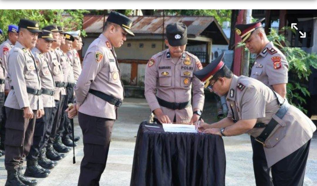 Kapolres Sabang Pimpin Sertijab