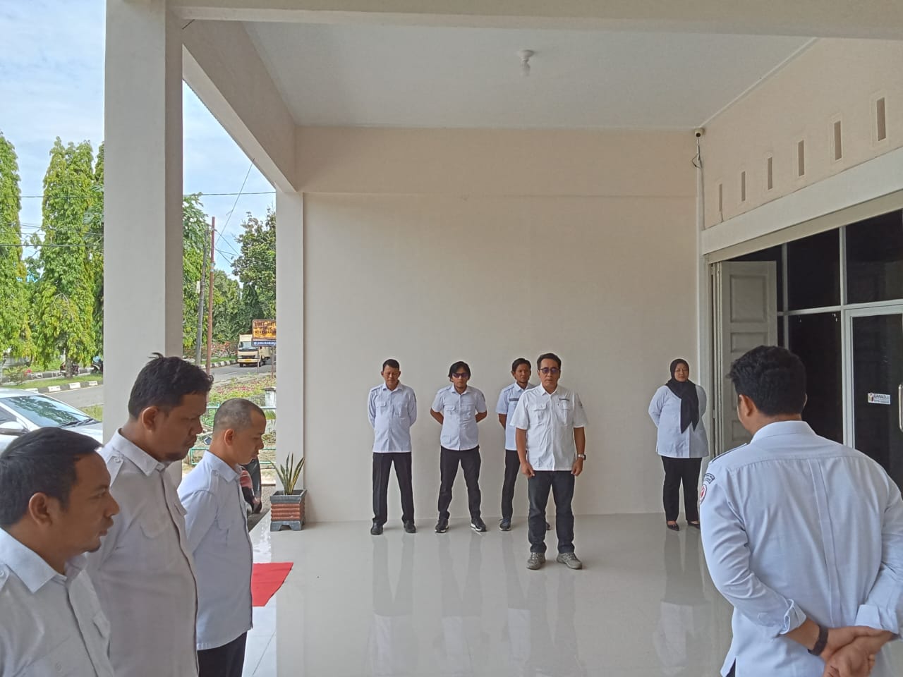 Suasana Apel HUT Bawaslu  Ke 17