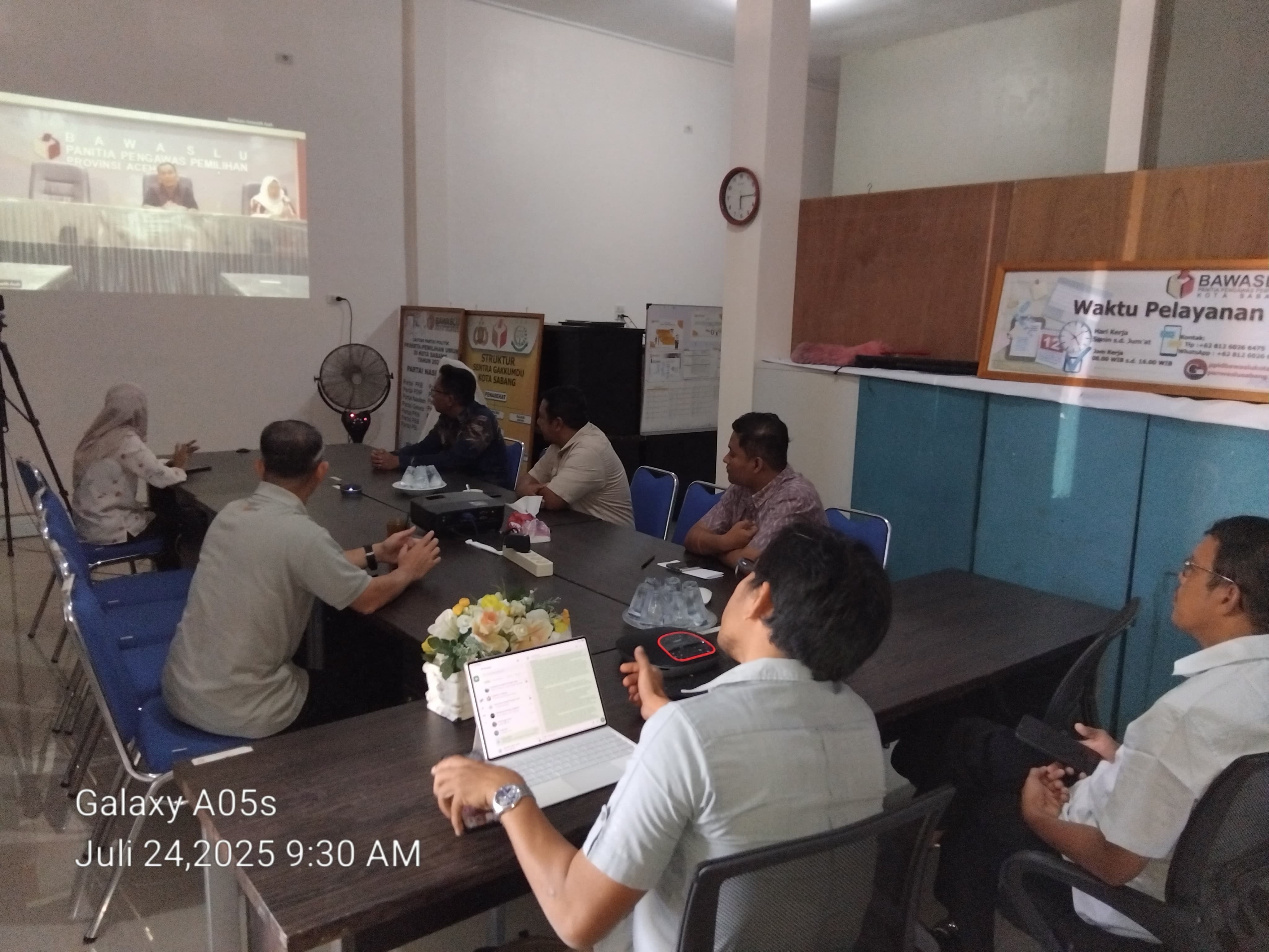Rapat Evaluasi Kenirja Kehumasan Bawaslu Kabupaten/Kota Triwulan II