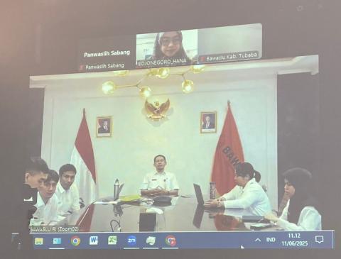 Zoom Sosialisasi Monitoring dan Evaluasi Keterbukaan Informasi Publik Tahun 2025