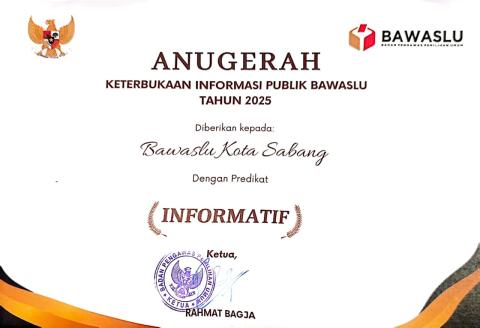 Sertifikat Penghargaan