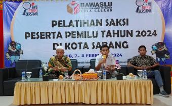 Pelatihan Saksi Peserta Pemilu