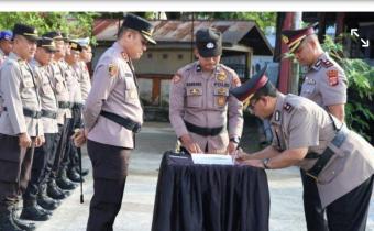 Kapolres Sabang Pimpin Sertijab