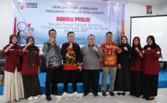 Bawaslu Kota Sabang Gelar Diskusi Publik, Perkuat Peran Pengawas Pemilu Pasca Putusan MK