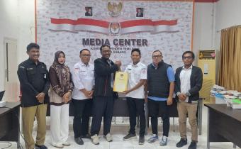 Koordiv. HP2H Bawaslu Kota Sabang Menerima BA Pleno DPB Triwulan II 2026